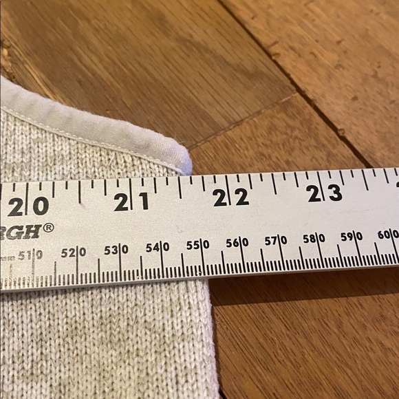 LL Bean Sweater Fleece Mens Gorpcore Vest Beige Size XL - Picture 5 of 9